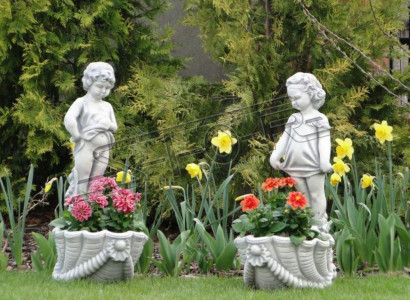 Figure flower pot plant pot decoration flower pots figure decor garden