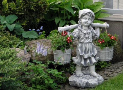 Figure flower pot plant decoration pot flower pots decor figure garden