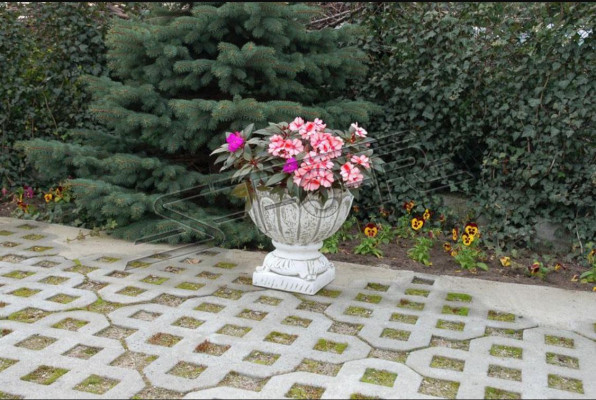 Figure Flower Pot Plant White Pot Decoration Figure Flower Pots Garden