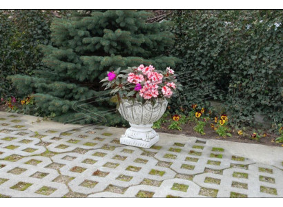 Figure Flower Pot Plant White Pot Decoration Figure Flower Pots Garden