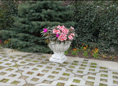 Figure Flower Pot Plant White Pot Decoration Figure Flower Pots Garden