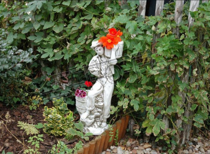 Figure Flower Pot White Plant Pot Decoration Figure Flower Pots Garden