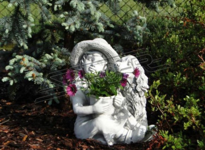 Figure decoration flower pot flower pots plant pot decor figure garden