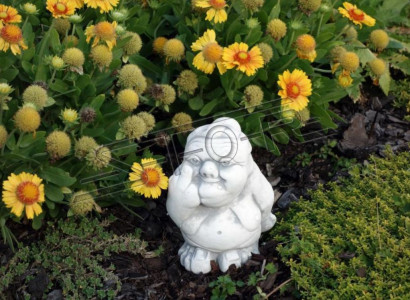 Figure Statue Garden Decoration Decorative Stinky Finger Middle Finger White Statues