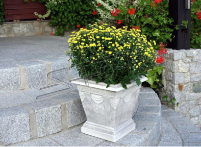 Figure White Flower Pot Plant Pot Figure Decoration Flower Pots Garden