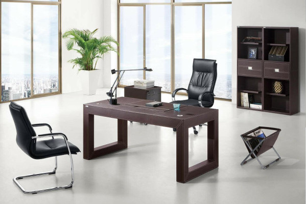Corporate Furniture Desk Luxury Law Firm Practice Chef Table Leather Tables