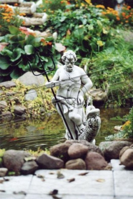 Fontainen Figure Statue Antique Figures Sculpture Statues Sculptures Garden