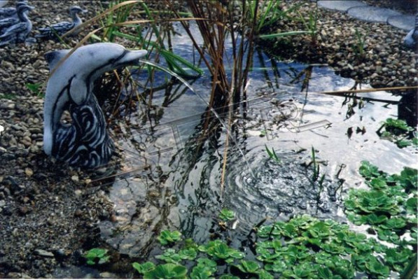 Garden decoration dolphin statue sculpture figures sculptures designer