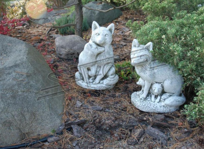 Garden decoration fox statue sculpture figures sculptures designer figure