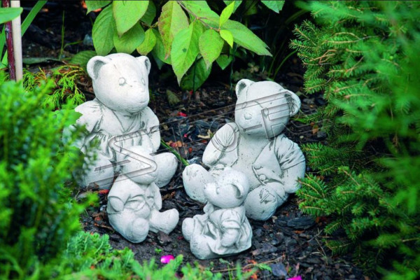 Garden Decoration Bear Patio Stone Figures Decorative Nature Statue