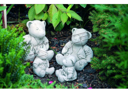 Garden Decoration Bear Patio Stone Figures Decorative Nature Statue
