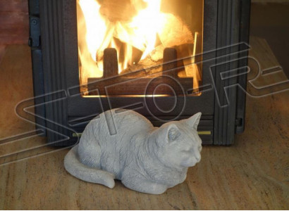Garden Decoration Decorative Cat Patio Stone Figures Statue