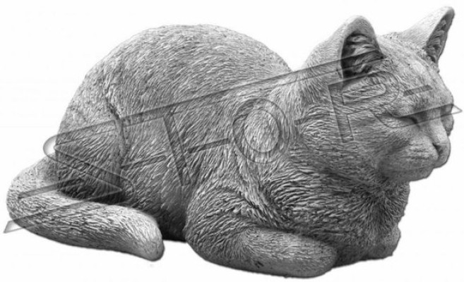 Garden Decoration Decorative Cat Patio Stone Figures Statue