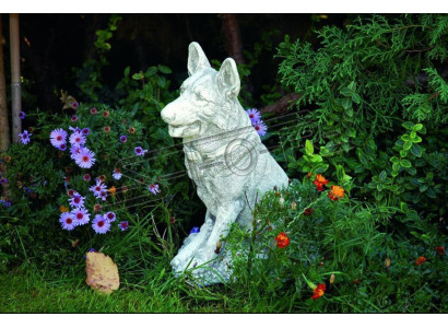 Garden Decoration German Shepherd Patio Stone Figures Figure
