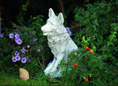 Garden Decoration German Shepherd Patio Stone Figures Figure