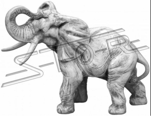 Garden Decoration Elephant Patio Stone Figures Figure Decorative Statue