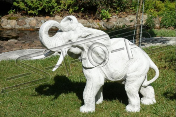 Garden Decoration Elephant Patio Stone Figures Figure Decorative Statue