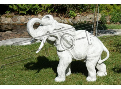 Garden Decoration Elephant Patio Stone Figures Figure Decorative Statue