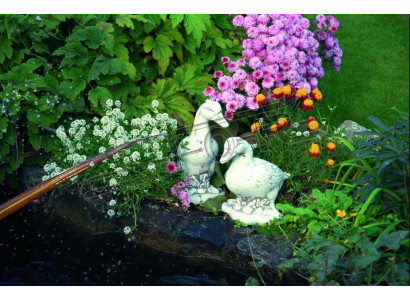 Garden Decoration Duck Patio Stone Figures Decorative Figure Statue Sculpture
