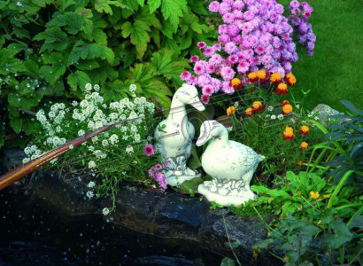 Garden Decoration Duck Patio Stone Figures Decorative Figure Statue Sculpture