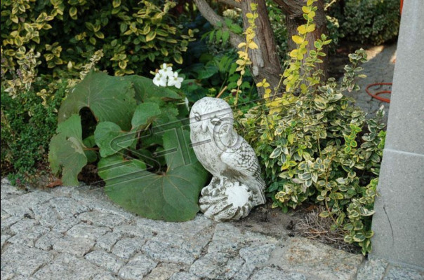 Garden Decoration Owl Patio Stone Figures Figure Decorative Statue
