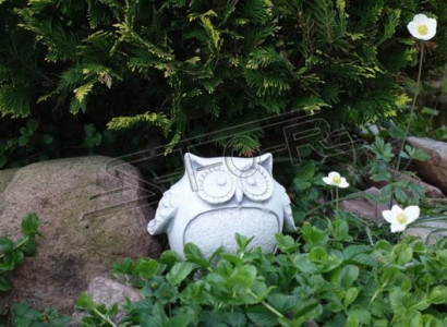 Garden Decoration Owl Patio Stone Figures Figure Statue Sculpture