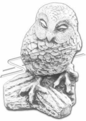 Garden Decoration Owl Patio Stone Figures Nature Figure Decorative Statue