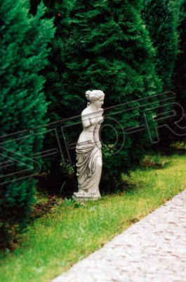 Garden Decoration Woman 58cm Terrace Stone Figures Decoration