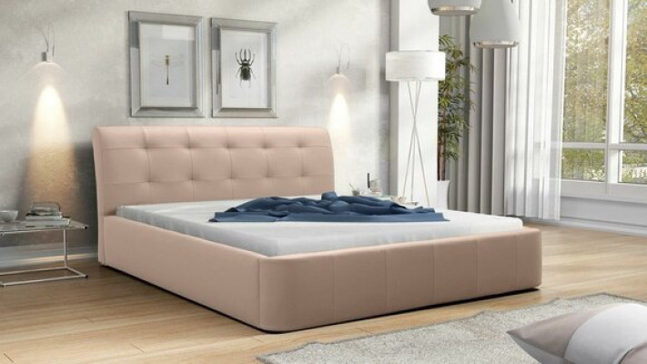 Classic s Bed frame Upholstery Bed Hotel Leather Textile Beds Fabric 180x200cm