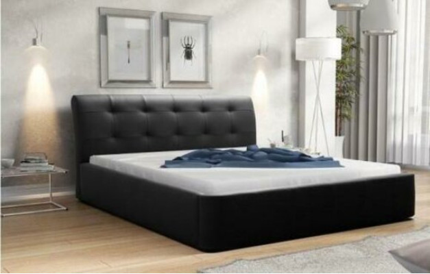 Classic s Bed frame Upholstery Bed Hotel Leather Textile Beds Fabric 180x200cm