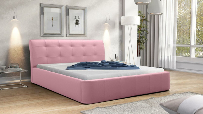 Classic s Bed frame Upholstery Bed Hotel Leather Textile Beds Fabric 180x200cm
