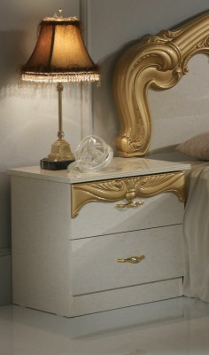 Classic s Bed frame t Bedroom Set 3 pcs. Bed + 2 Bedside tables Stil Furniture