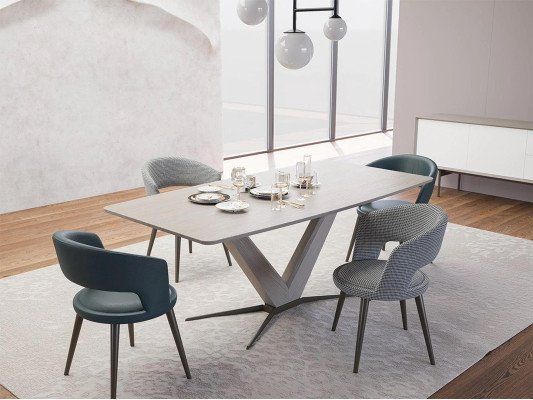 Complete Dining table Set Chairs Dining room Furnishings Design Modern Furniture