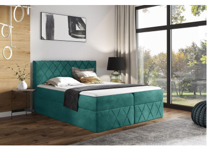 Luxury designer upholstered bed bed beds designer bed new 160x200cm box spring new