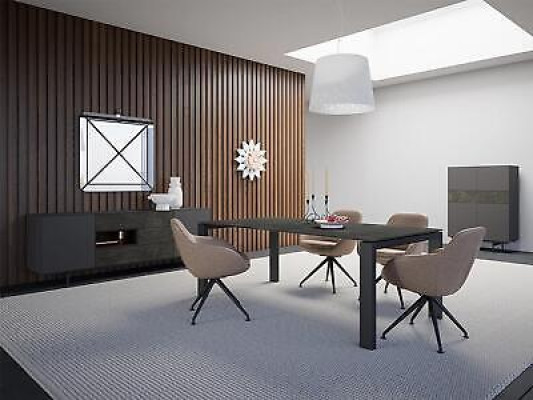 Luxury Dining room Dining set Dining table 4x Chairs Design Modern Furnishings new