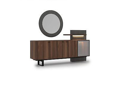 Luxury Complete Set Dining room Sideboard with Mirror Design Modern Furnishings