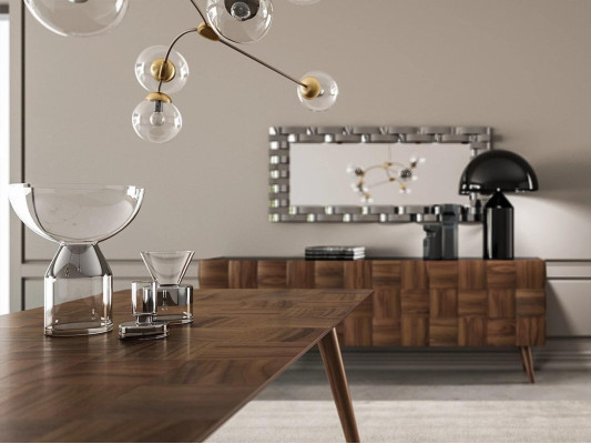 Luxury Sideboard with Mirror Dining room Complete Furnishings Design Furniture