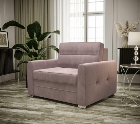 Relax Fabric Textile Lounge Television 1 Seater Armchair Design Chair Upholstery Club new