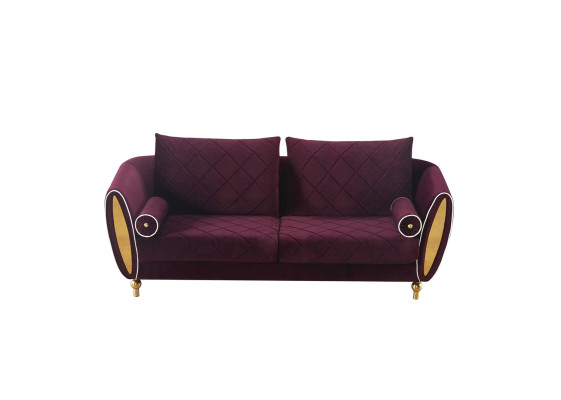Sofa 3 Seater Sofas Couch Upholstery Suite Metal Design Modern Couches