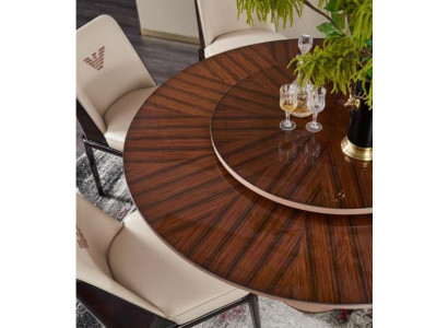 Dining table Brown Round Tables Design Furniture Luxury Dining room Table Kitchen