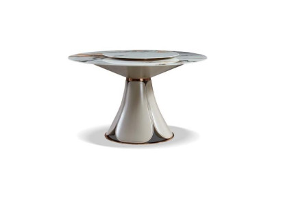 Dining table Leather Stone Tables Wood Luxury Modern Design Furniture Table