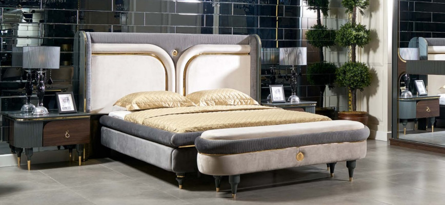 Luxury Bed frame Beds Double Bed Frame Design Furniture Bed Marriage Hotel Modern