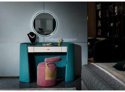 Dressing table Turkis Wood Leather Bedroom Consoles Tables Design Make-up Luxury