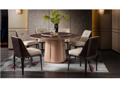 Dining table table furniture armchair chair set 5 pieces. Group design dining room