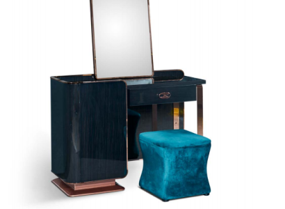 Dressing table Stool Wood Textile Bedroom Creative Modern Design Furniture Luxury