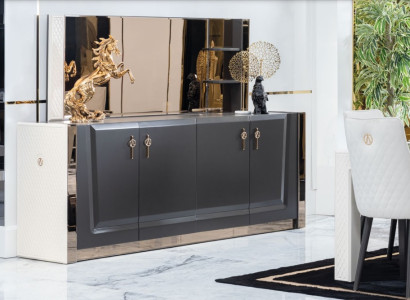 Furniture Group new set 2 pieces. Chest of drawers Mirror Chests of drawers Wardrobe Luxury Shelf Console