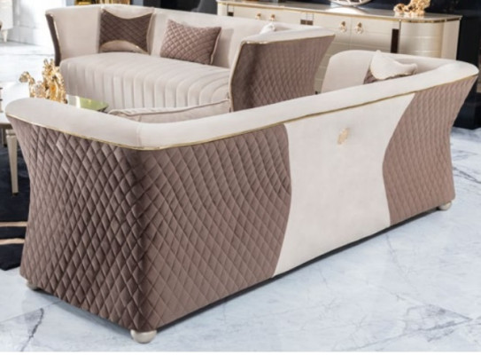 Modern luxury elegant seating set 3+3+1+1 seater design sofas upholstered furniture sofas