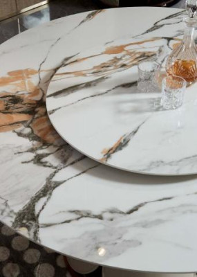 Dining table Leather Stone Tables Wood Luxury Modern Design Furniture Table