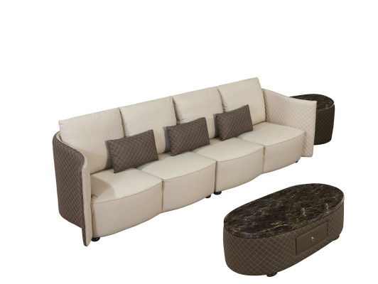 Sofa Couch Upholstery Sofas 4 Seater Textile big xxl Living room Couches Leather