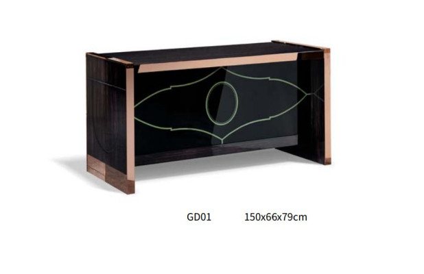 Office desk Wood Brown Table Study room Tables Office Modern Design Furniture Luxury